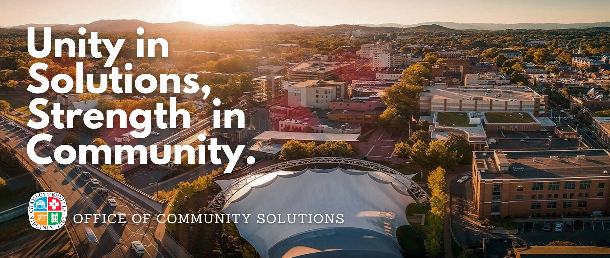 Unity in Solutions, Strength in Community - Banner