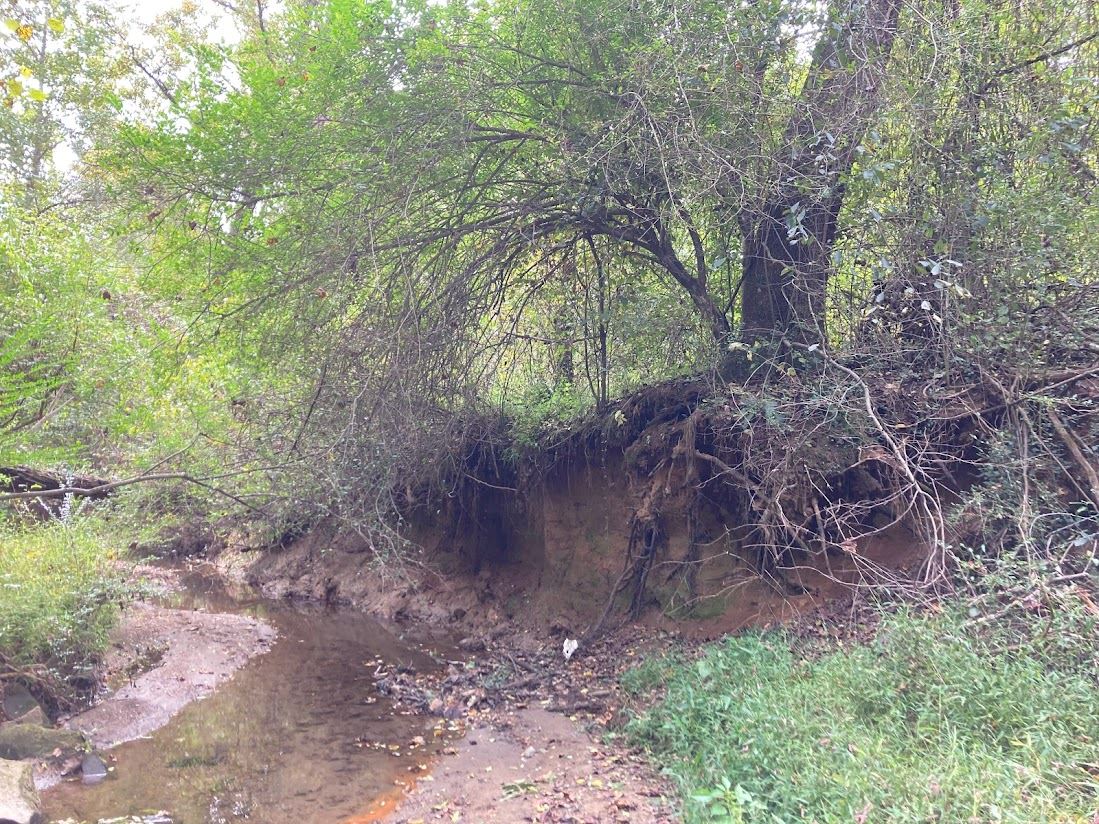 pre-restoration erosion