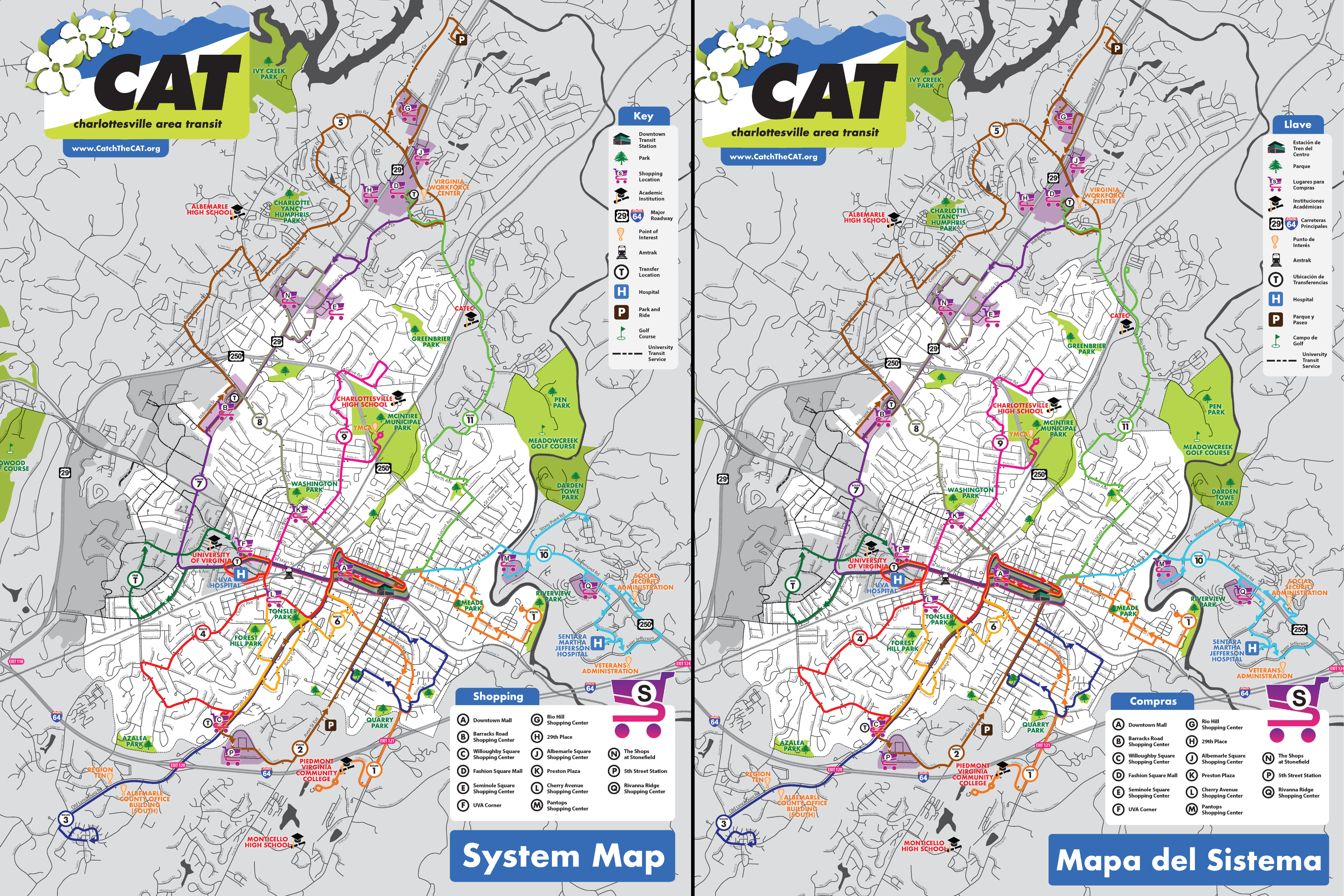 CAT system map both English and Spanish (1)