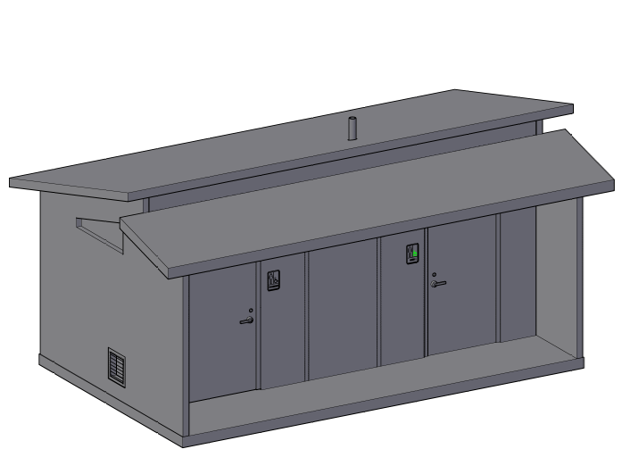 Riverview Park restroom building rendering