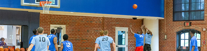 Men Playing Basketball