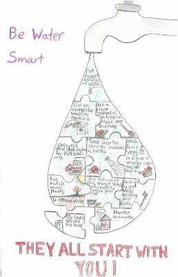 2019 Imagine a Day without Water Art Contest Fan Favorite Winner Manan Jani