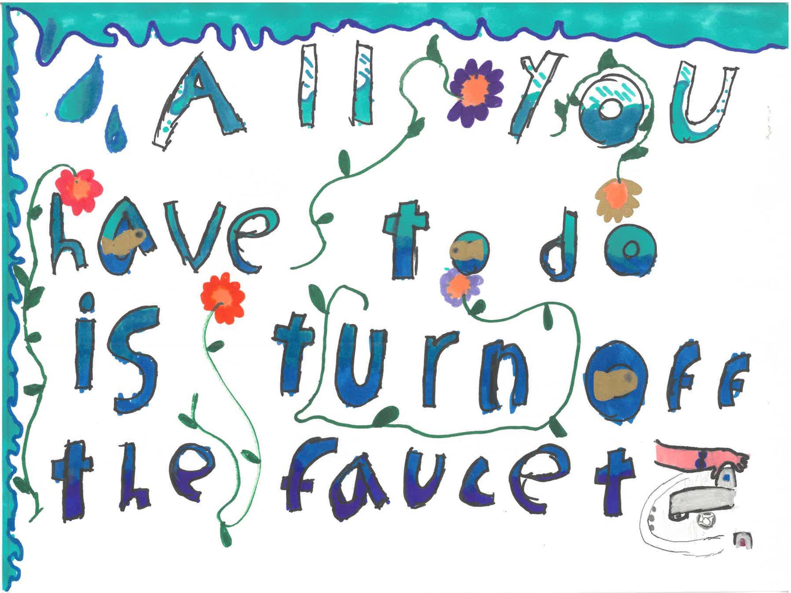 3rd-4th 2023 IADWW Winner Saya Cantor, 4th Gr, Mountaintop Montessori