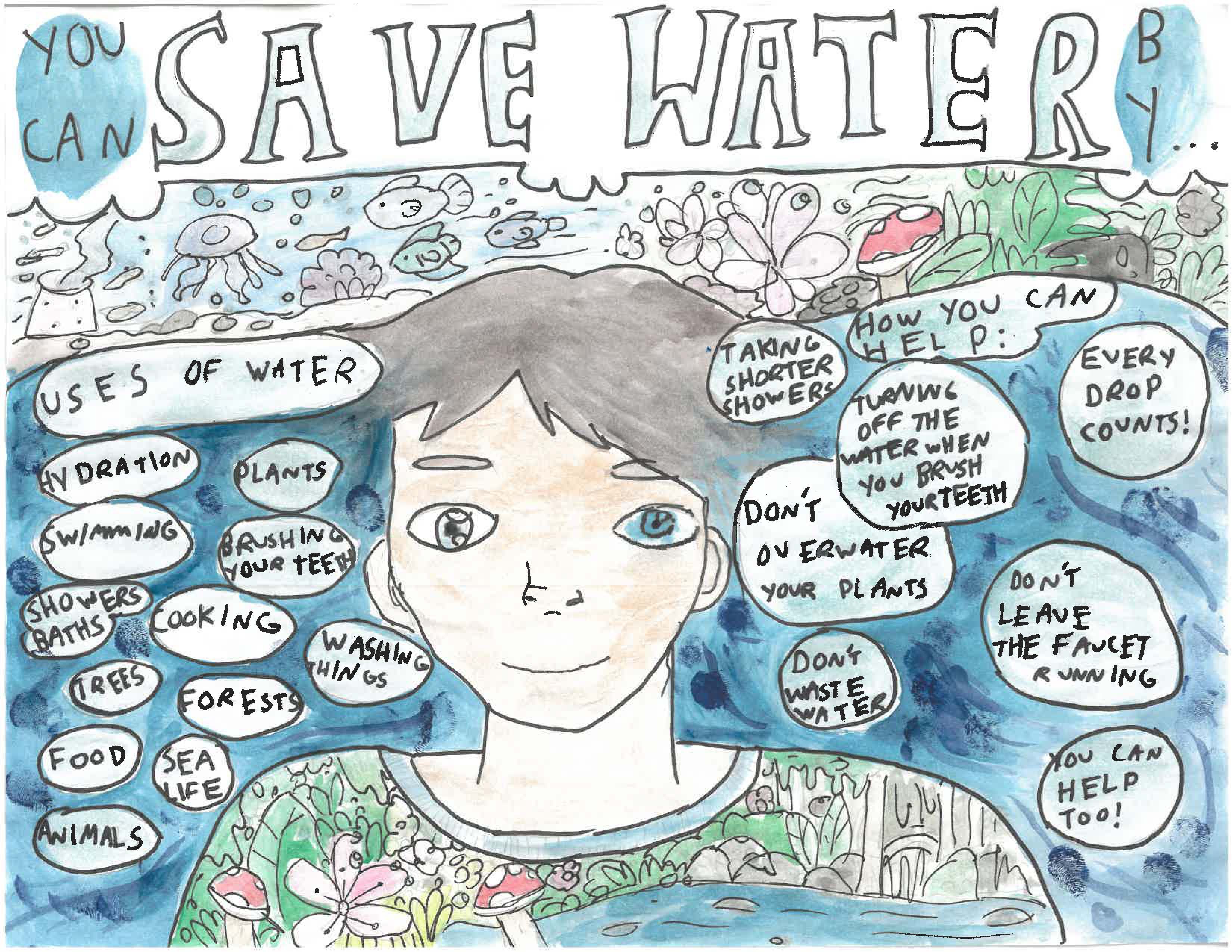 7th-8th 2023 IADWW Winner Helen Hernandez, 7th Gr, Village School