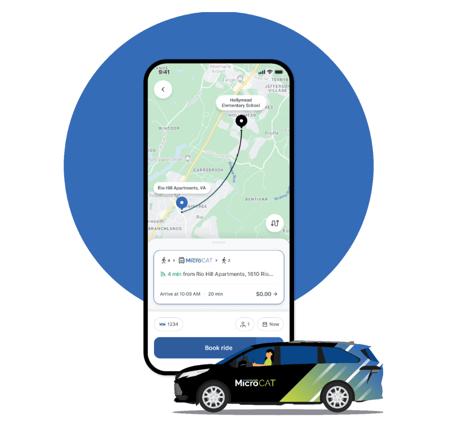 screenshot of microcat app showing accessibility 