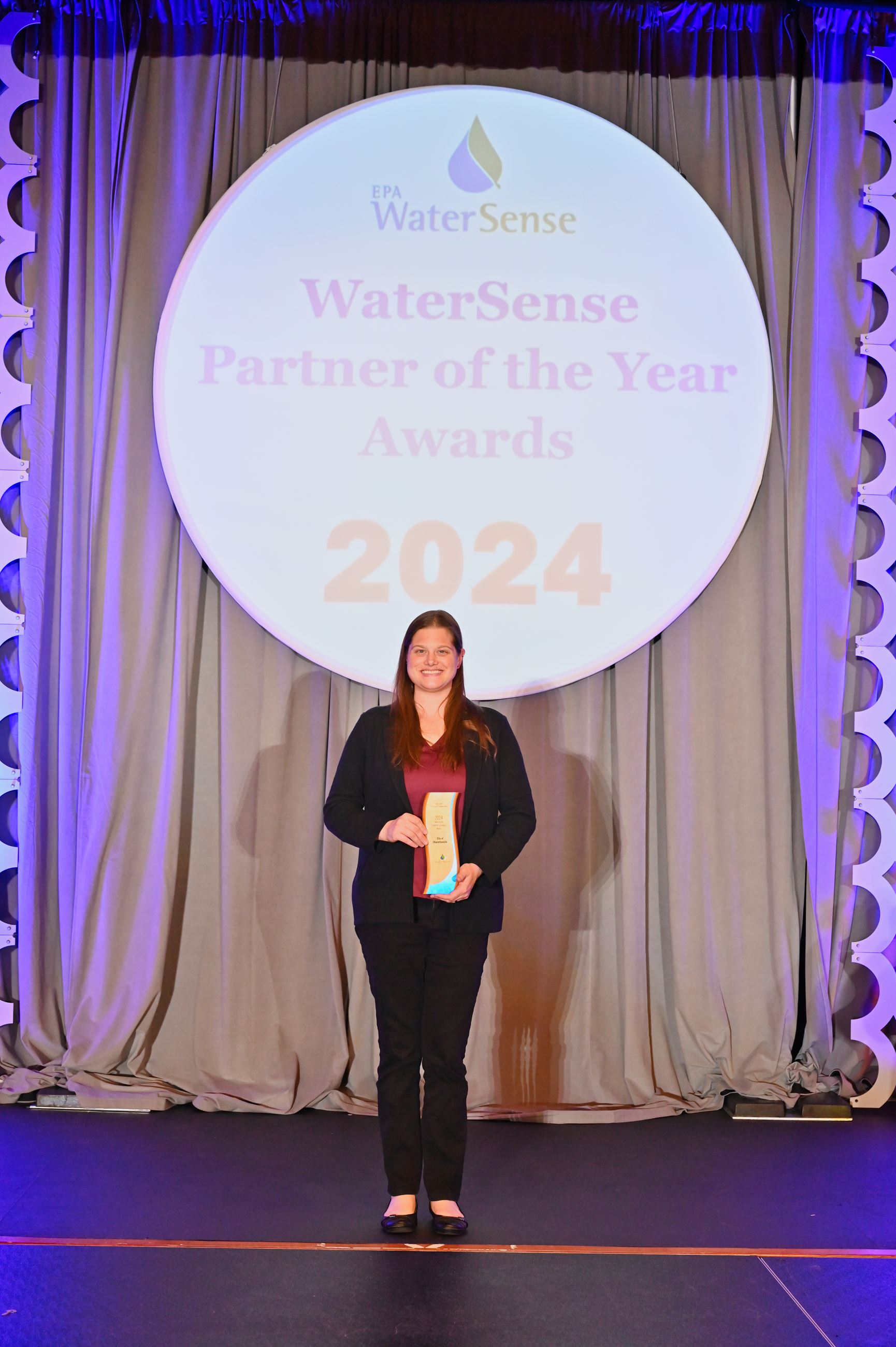 2024 WaterSense Sustained Excellence Award with Program Coordinator