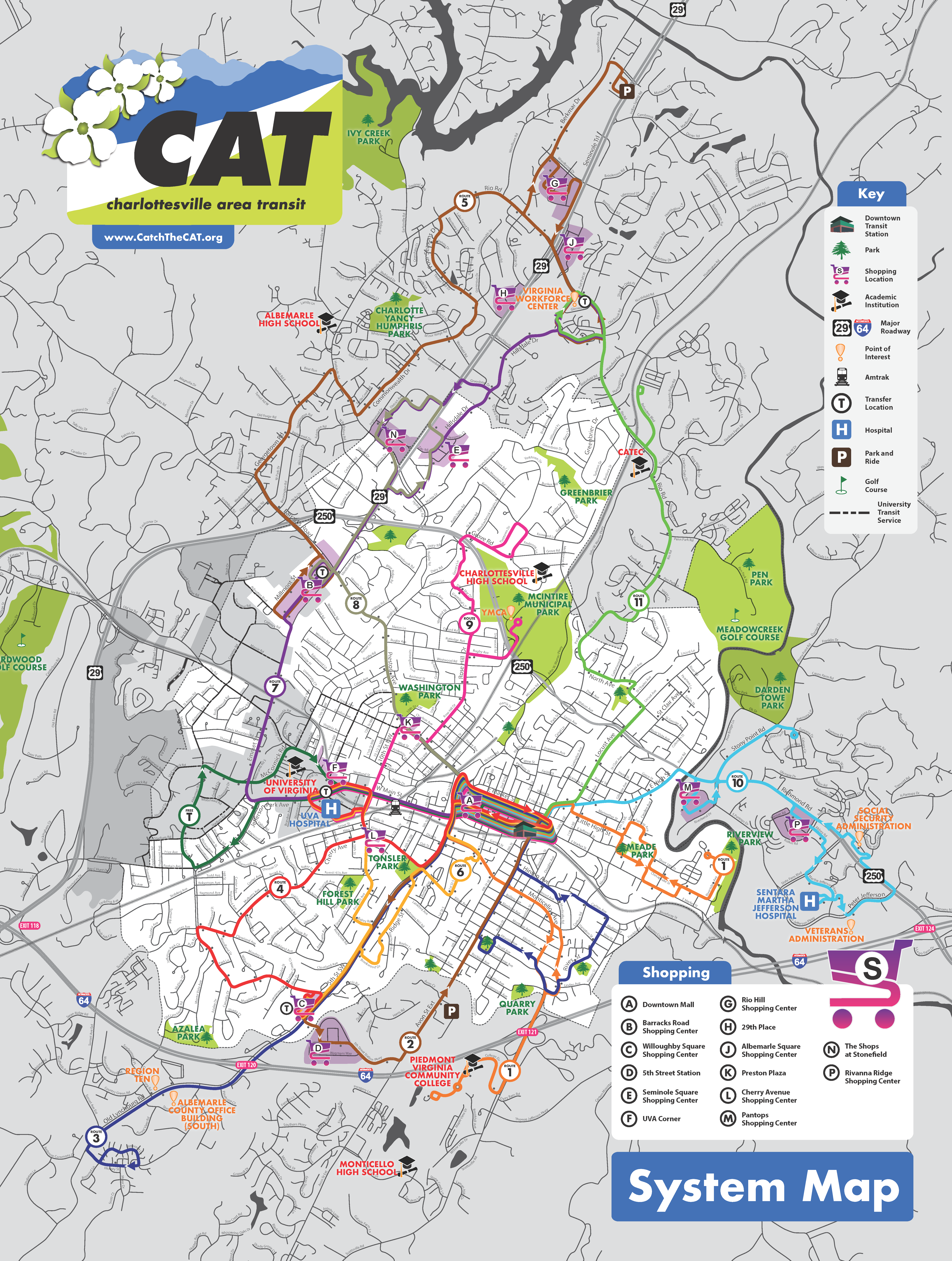Updated English system map CAT june 2025