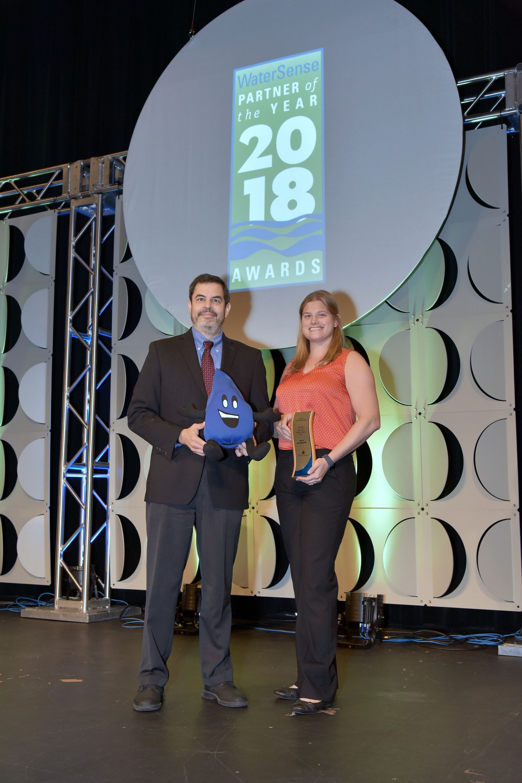 Charlottesville Accepting the 108 WaterSense Sustained Excellence Award
