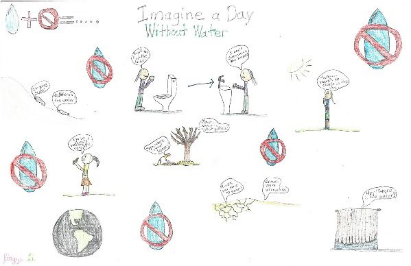 2016 Imagine a Day without Water Art Contest 3rd – 4th Grade Winner Jingyi Li