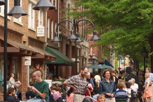 People at outside Mall