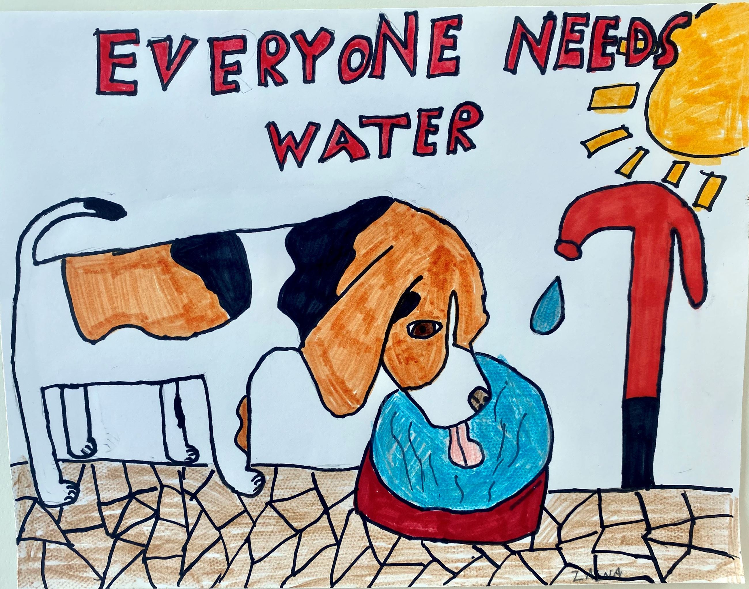 3rd – 4th Grade 2022 Winner: Zaina Ornan, Free Union Country School, Grade 4